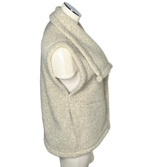 LUCY Hatha Sherpa Fleece Vest Beige Cream Women's Size M - Picture 5 of 16